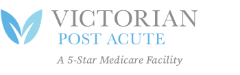 Victorian post acute logo with 5 stars